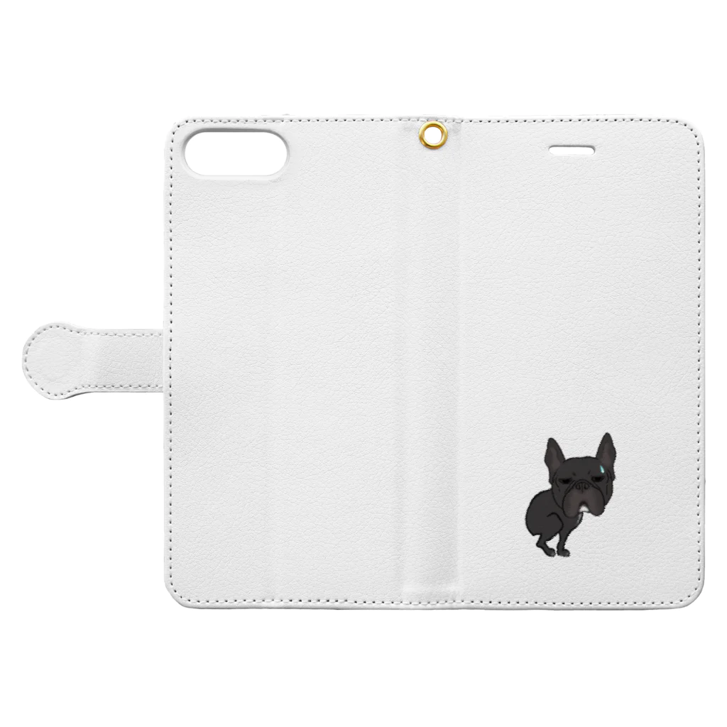 Dummy junkyのふんばるん！ Book-Style Smartphone Case:Opened (outside)