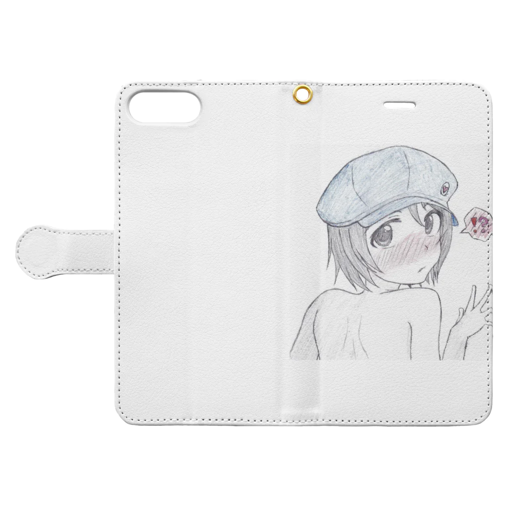 みったのらふ Book-Style Smartphone Case:Opened (outside)