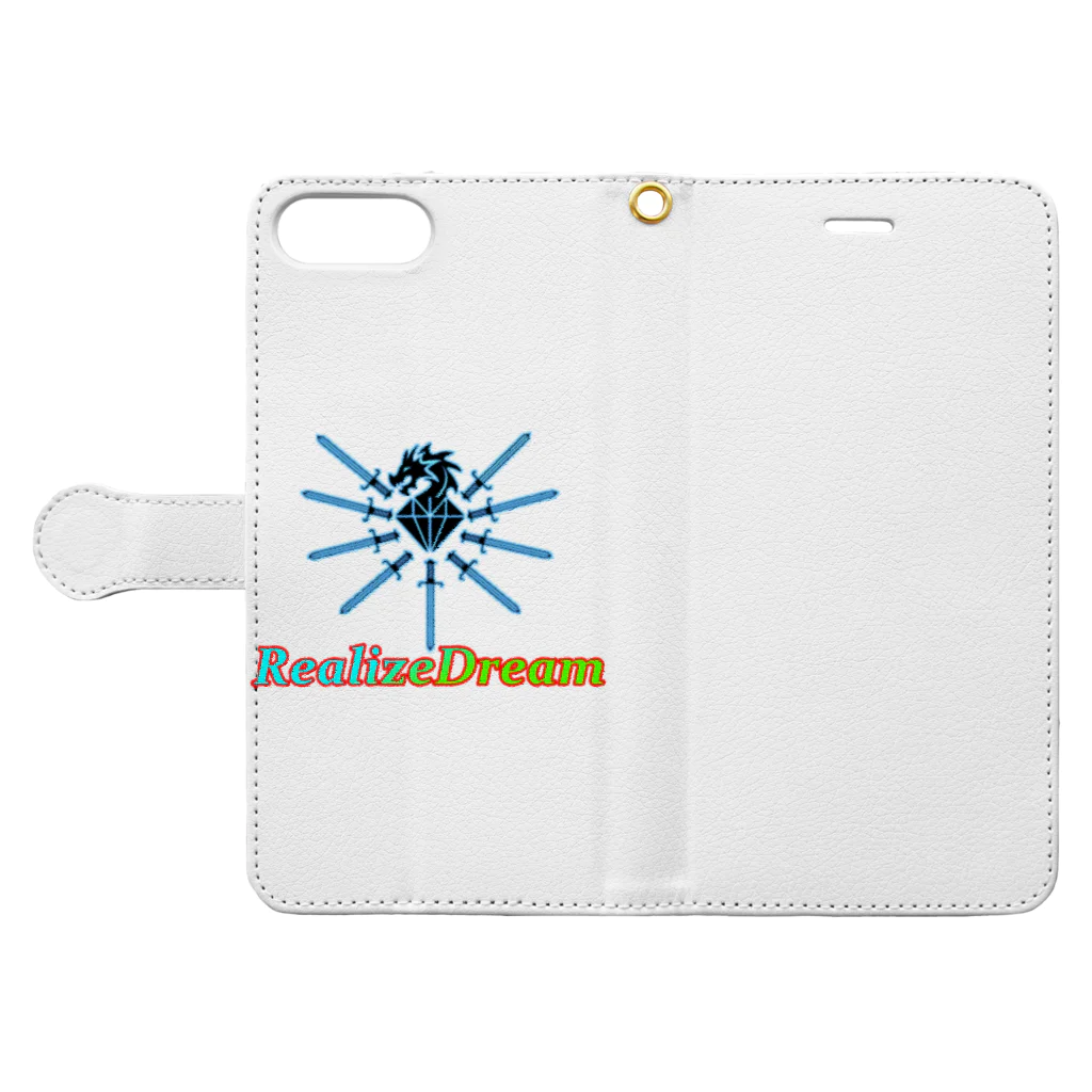 RealizeDreamのRealizeDreamグッズ Book-Style Smartphone Case:Opened (outside)