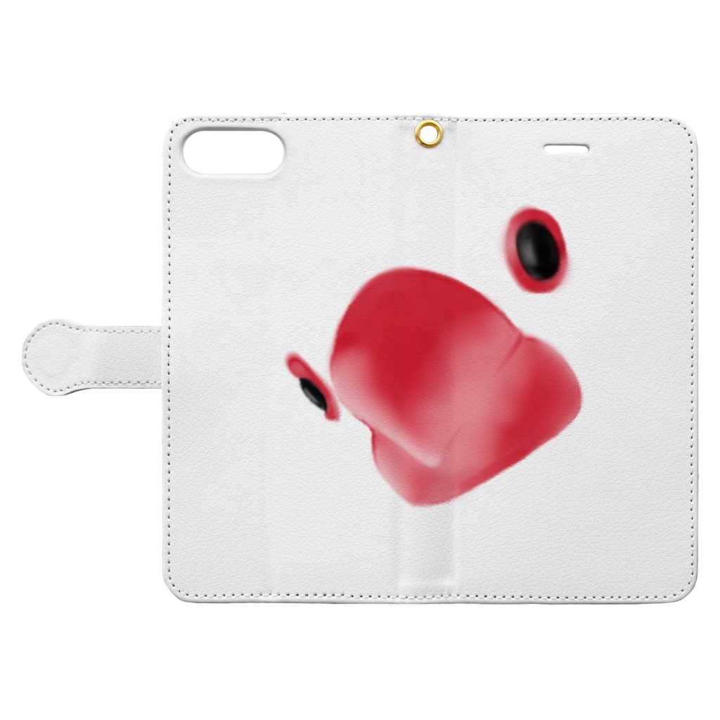 文鳥'sのクローズアップ文鳥 Book-Style Smartphone Case:Opened (outside)