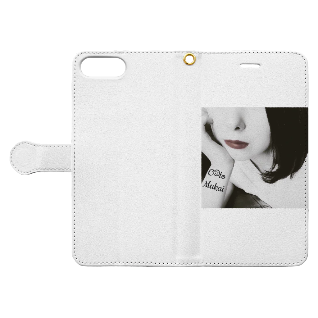 Cotoのcotogoods Book-Style Smartphone Case:Opened (outside)