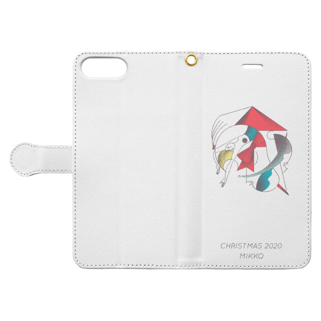 MIKKO（ミッコ）のCHRISTMAS 2020 Book-Style Smartphone Case:Opened (outside)