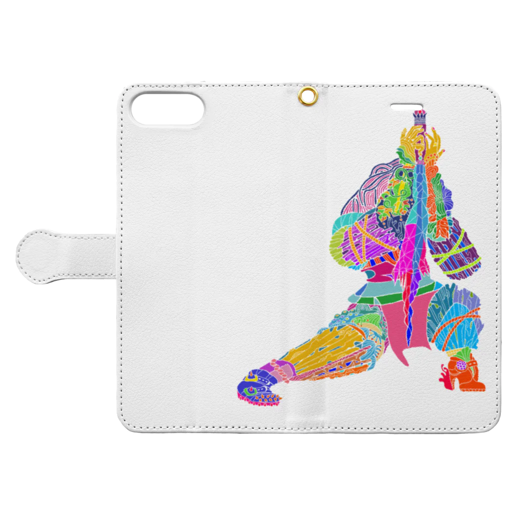 Mirai Gotoのdancers 002 Book-Style Smartphone Case:Opened (outside)
