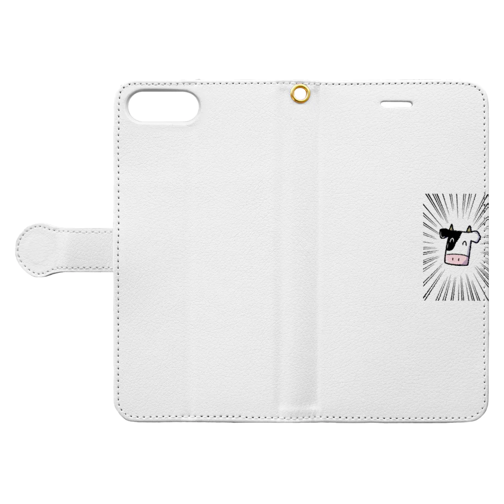 sohoのどどーん2021 Book-Style Smartphone Case:Opened (outside)