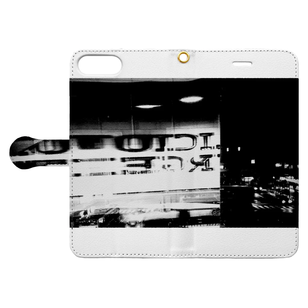 B-MOVIEのat cafe Book-Style Smartphone Case:Opened (outside)