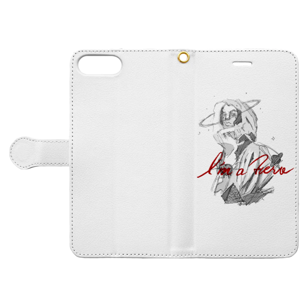 M_logのI’m a Hero Book-Style Smartphone Case:Opened (outside)