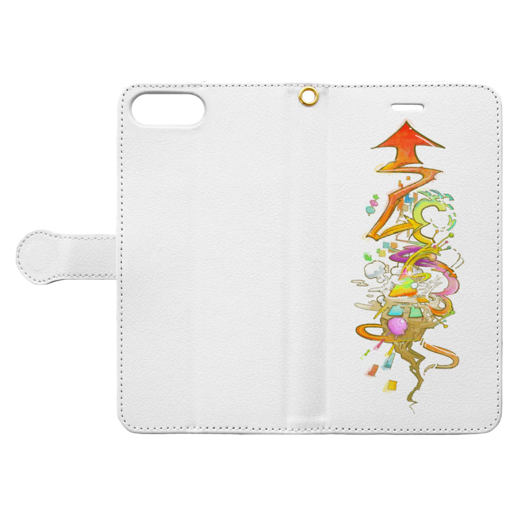 工藤シンク - Sync.Kudoのvector Book-Style Smartphone Case:Opened (outside)