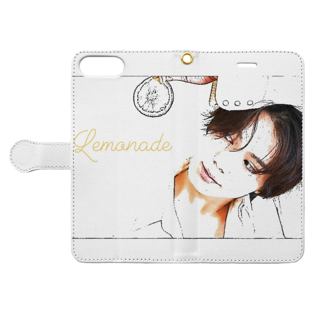  HenDrixxx StoReのLemonade  Book-Style Smartphone Case:Opened (outside)