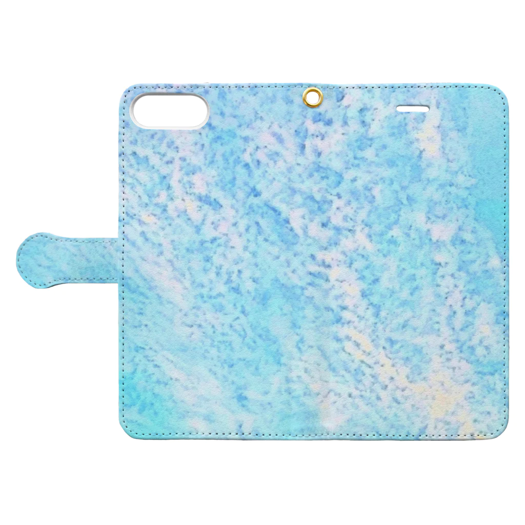 マロマロのSORAnoMOYOU Book-Style Smartphone Case:Opened (outside)