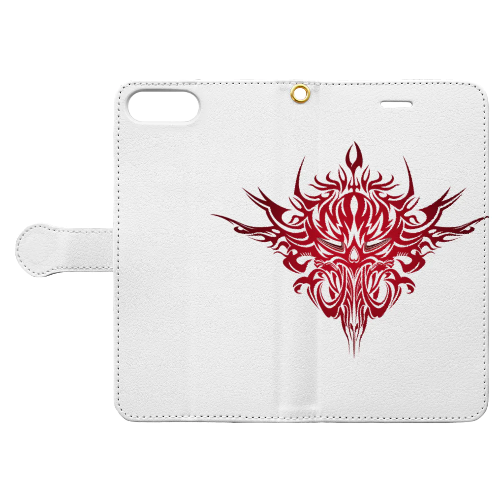 ライダーグラフィックスのDIABLO Book-Style Smartphone Case:Opened (outside)