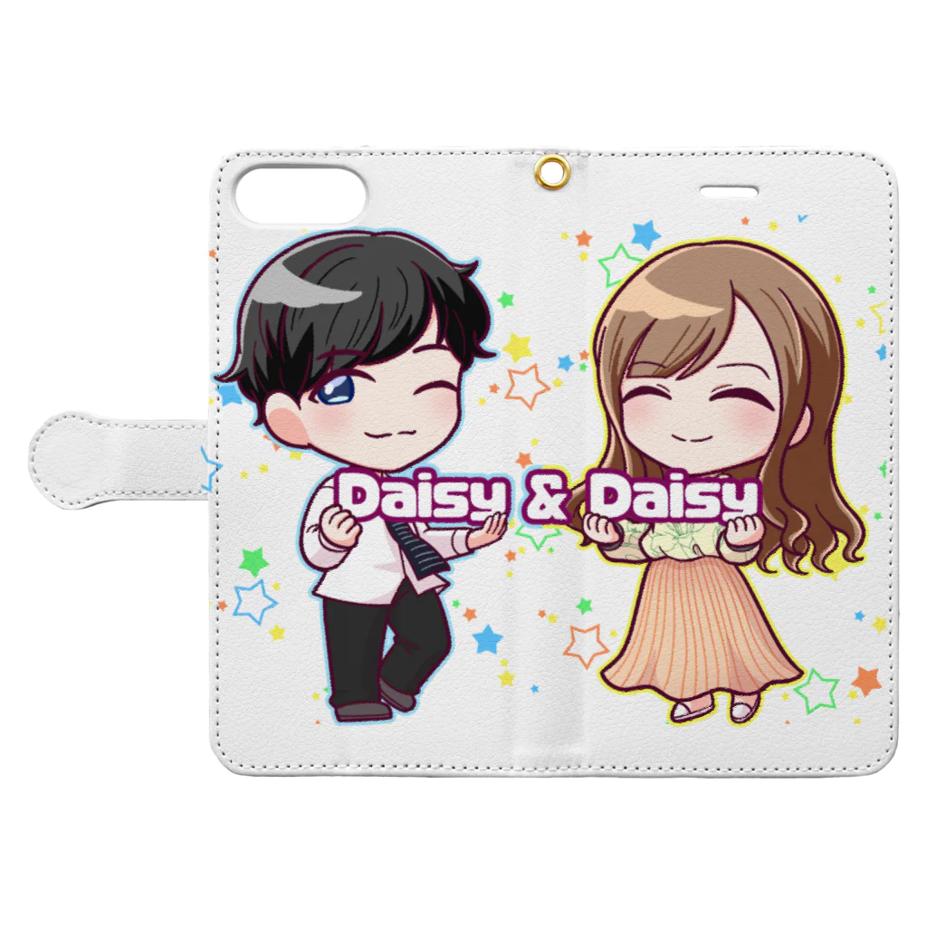 伊藤 彰孝@ 関西5大ボーカリストの1人らしい。のDaisy&Daisyスマホケース Book-Style Smartphone Case:Opened (outside)