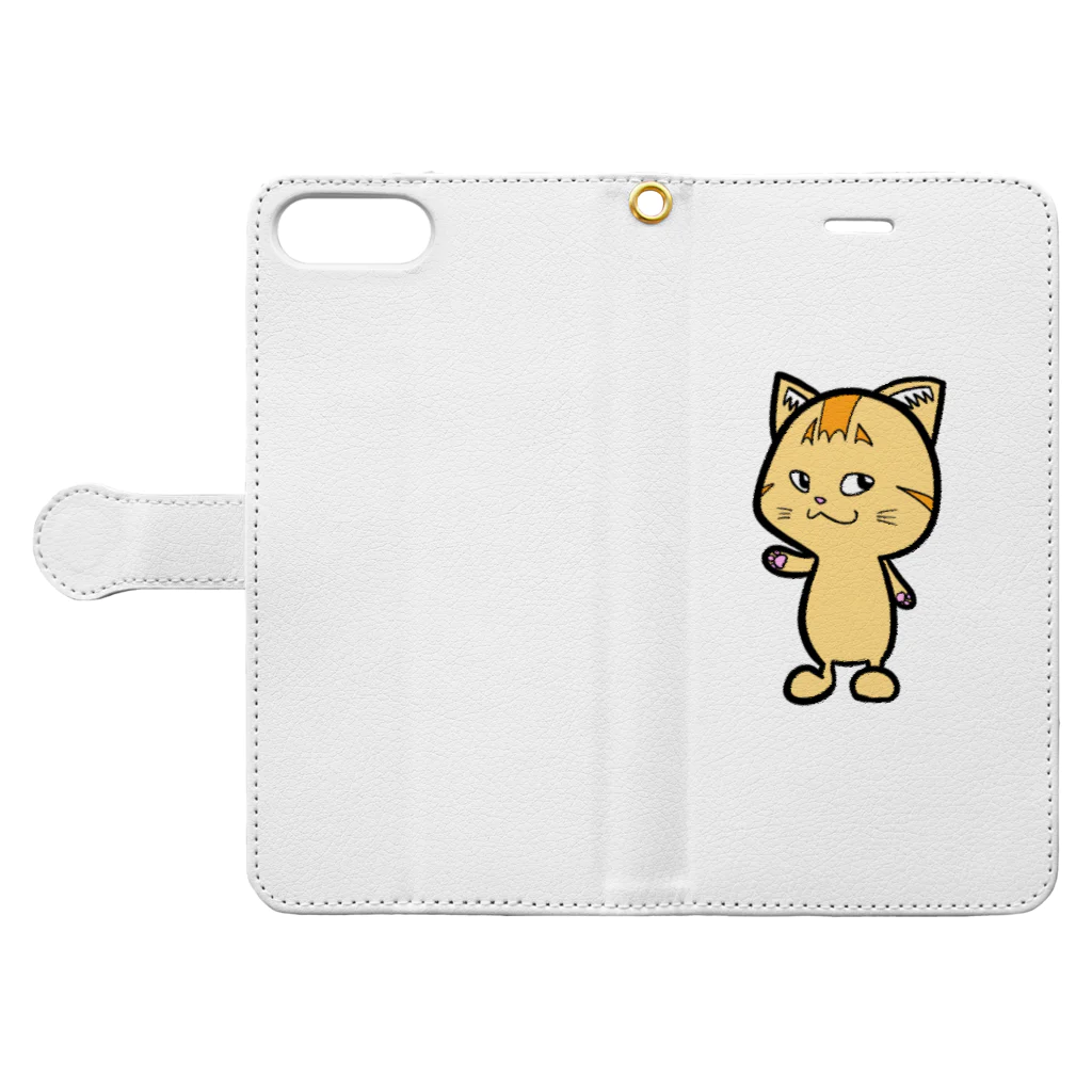 ハッピーちゃんねる。のハッピーグッズ Book-Style Smartphone Case:Opened (outside)