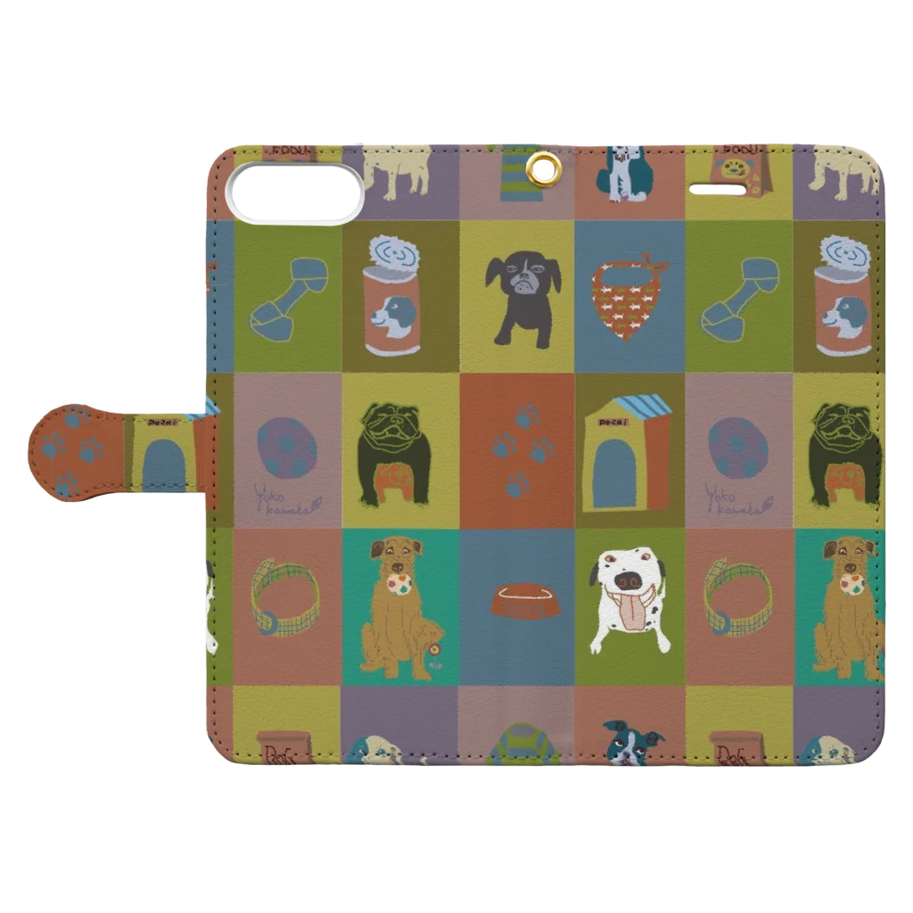 DOG DOG DOGのDOG＆GOODS Book-Style Smartphone Case:Opened (outside)