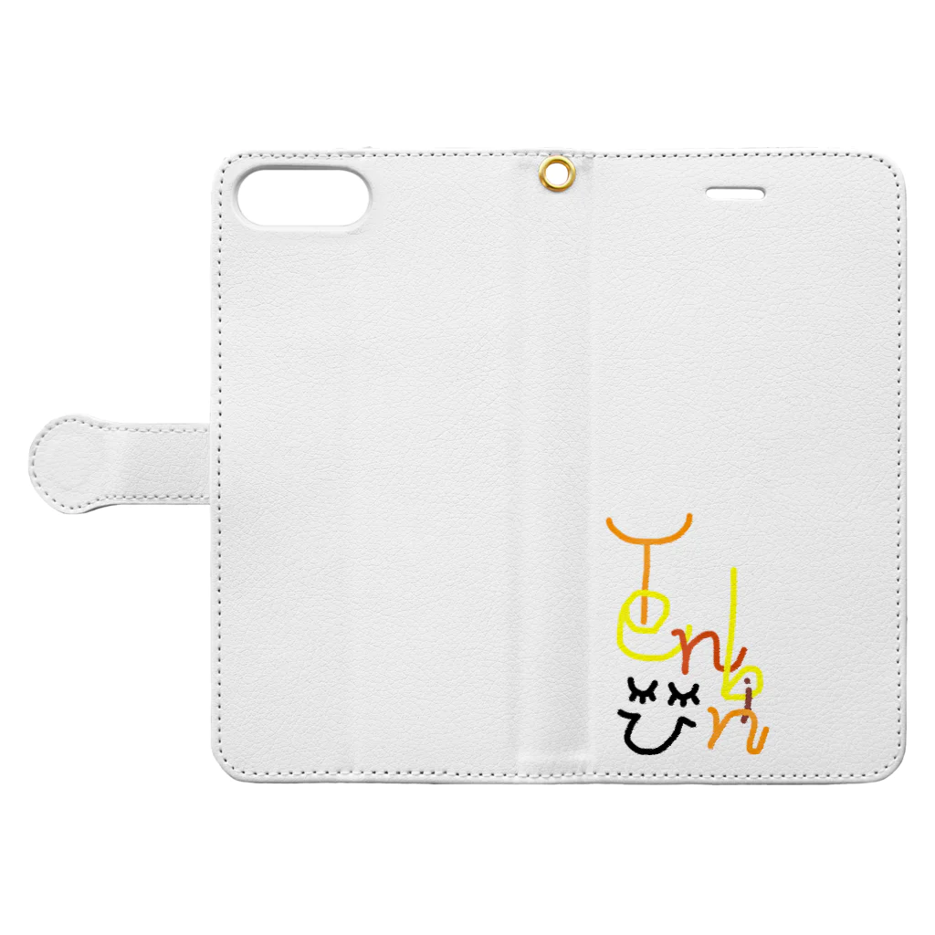 USAKITIの天秤座ちゃん Book-Style Smartphone Case:Opened (outside)