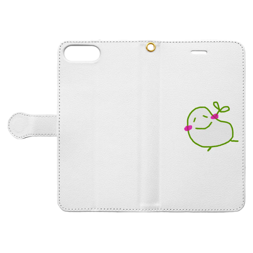 hempy...のSORAMAME KUN Book-Style Smartphone Case:Opened (outside)