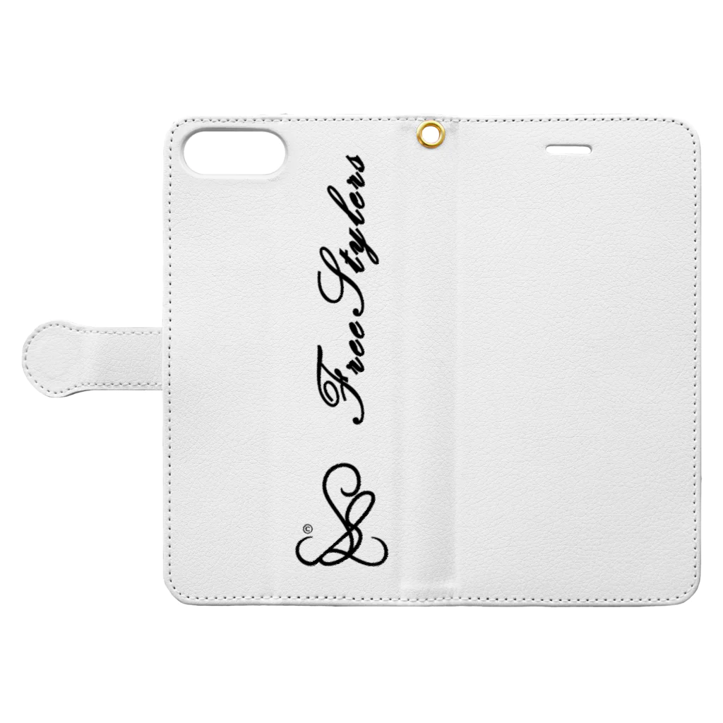 FreeStylersの【FreeStylers】style BACIC Book-Style Smartphone Case:Opened (outside)