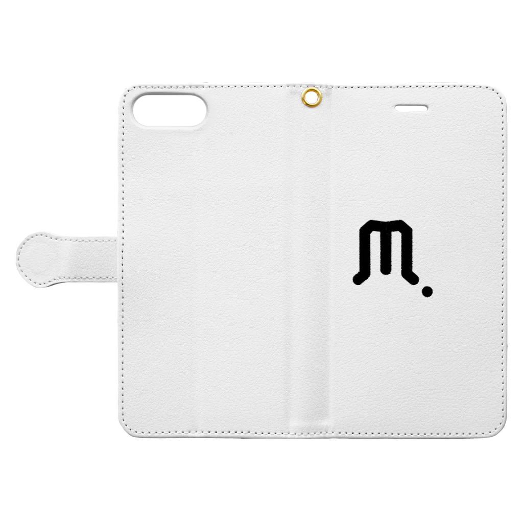 mireiShop.miのm. Book-Style Smartphone Case:Opened (outside)