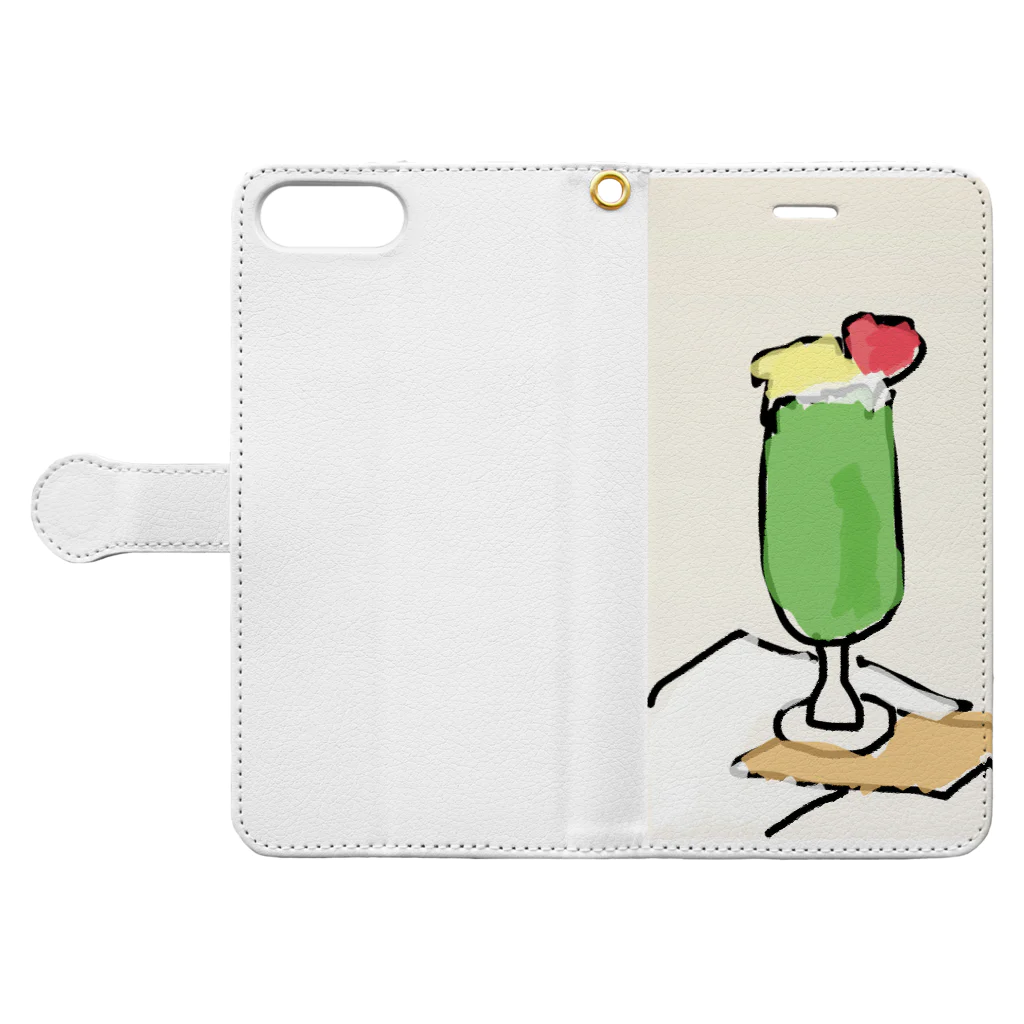 nctのめろんそーだ Book-Style Smartphone Case:Opened (outside)