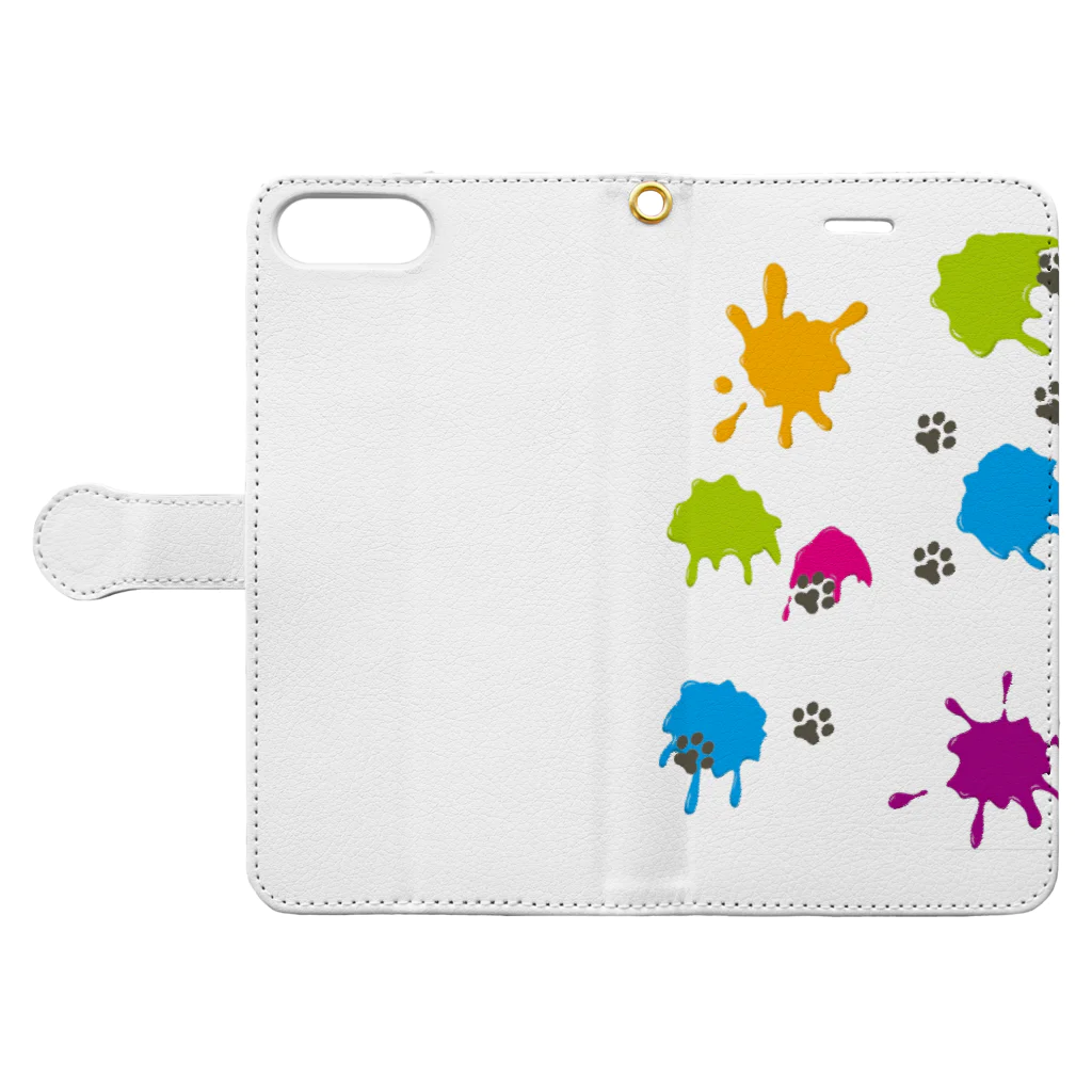 ForPawsのPawPainting Book-Style Smartphone Case:Opened (outside)