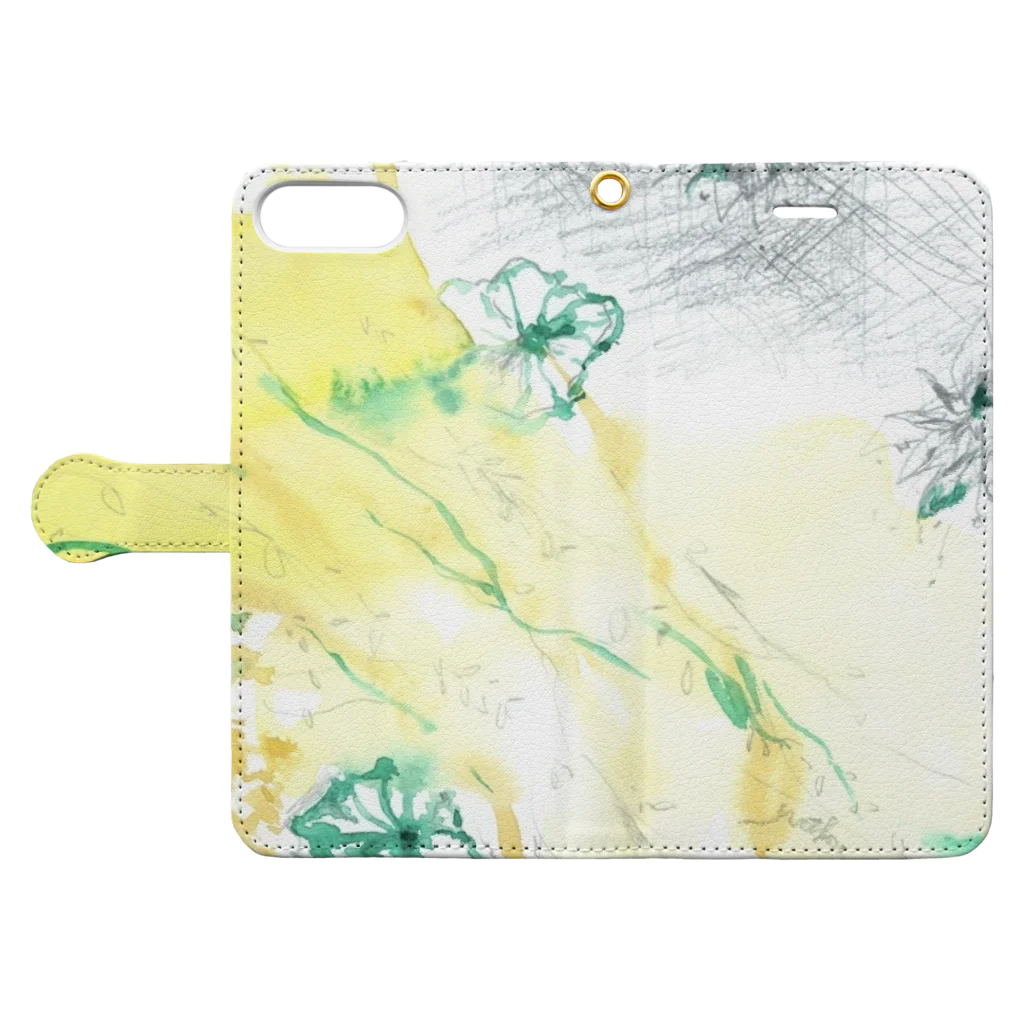 Yuriko's storeの吐き気★ Book-Style Smartphone Case:Opened (outside)