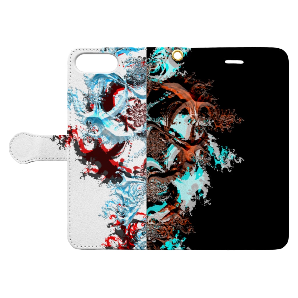 RMk→D (アールエムケード)のFusion Book-Style Smartphone Case:Opened (outside)