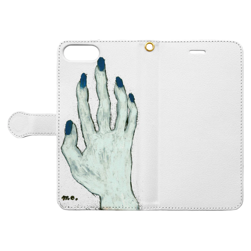 [ DDitBBD. ]のCadaverous-Hand. Book-Style Smartphone Case:Opened (outside)