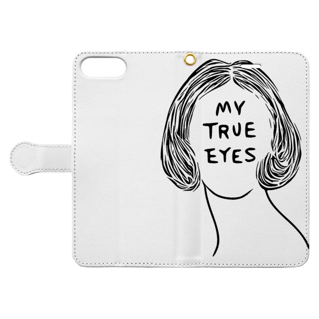 GraphicersのAnonymous 1 Book-Style Smartphone Case:Opened (outside)