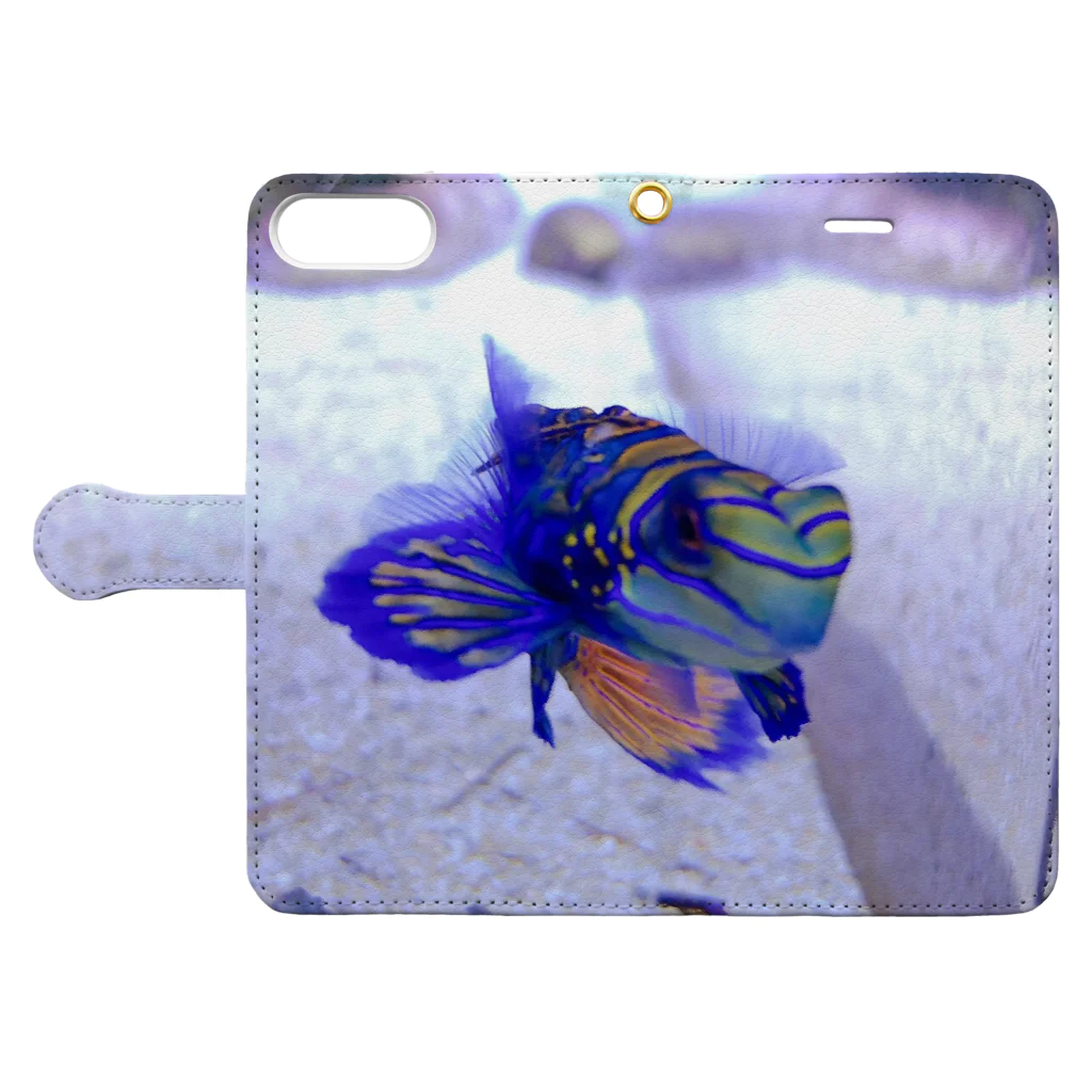 MedicalKUNの鮮やか★魚★深海★癒し★熱帯魚★リラックス！ Book-Style Smartphone Case:Opened (outside)