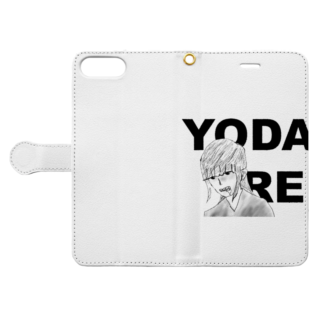 MARUIのYODARE Book-Style Smartphone Case:Opened (outside)