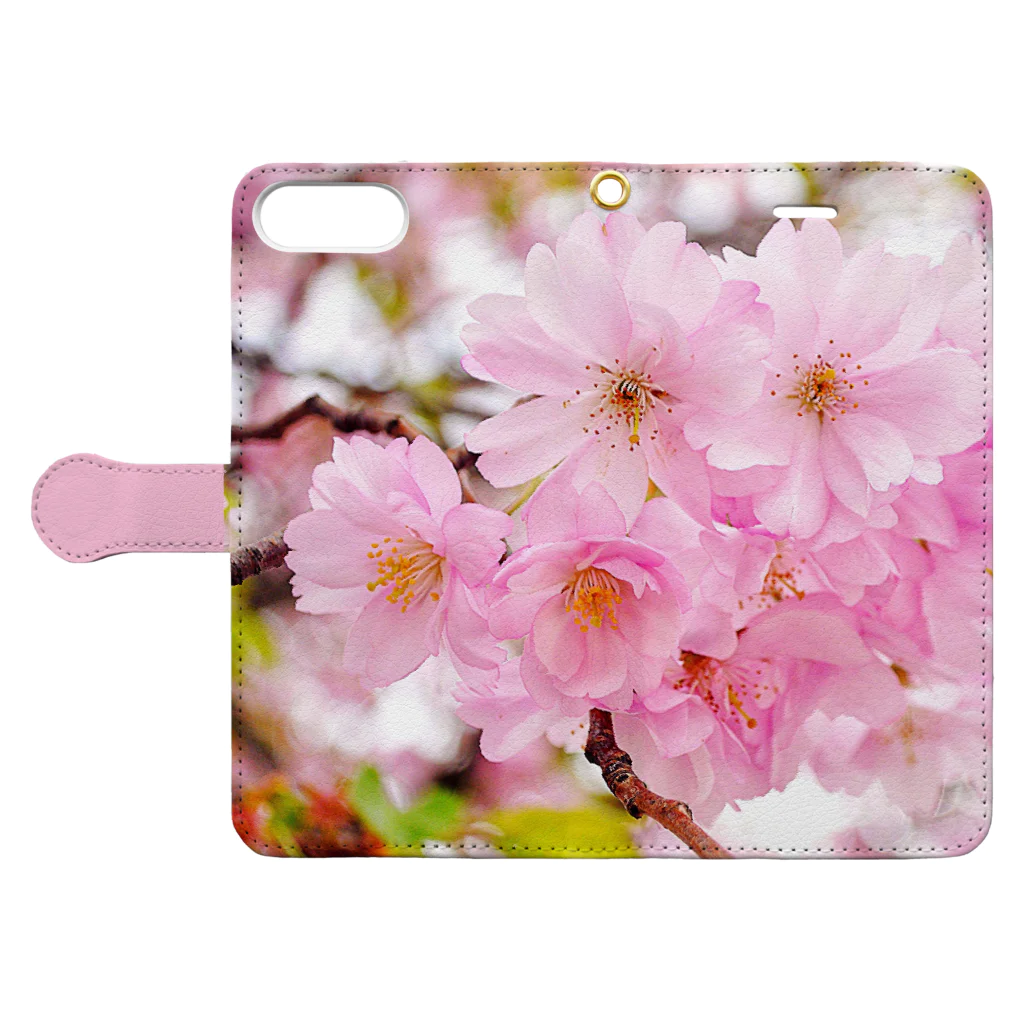 orange_honeyの桜54 Book-Style Smartphone Case:Opened (outside)