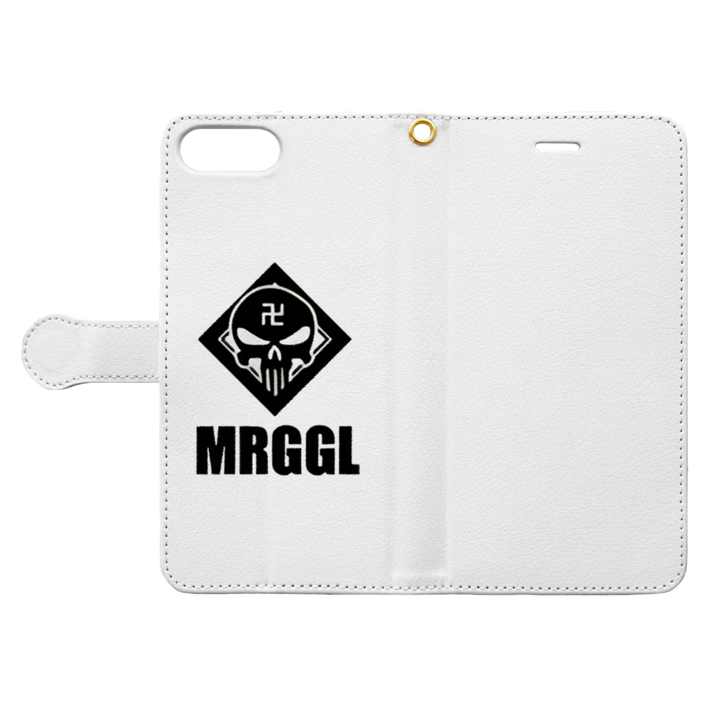 MRG_shoのMRGGGLオリジナル Book-Style Smartphone Case:Opened (outside)