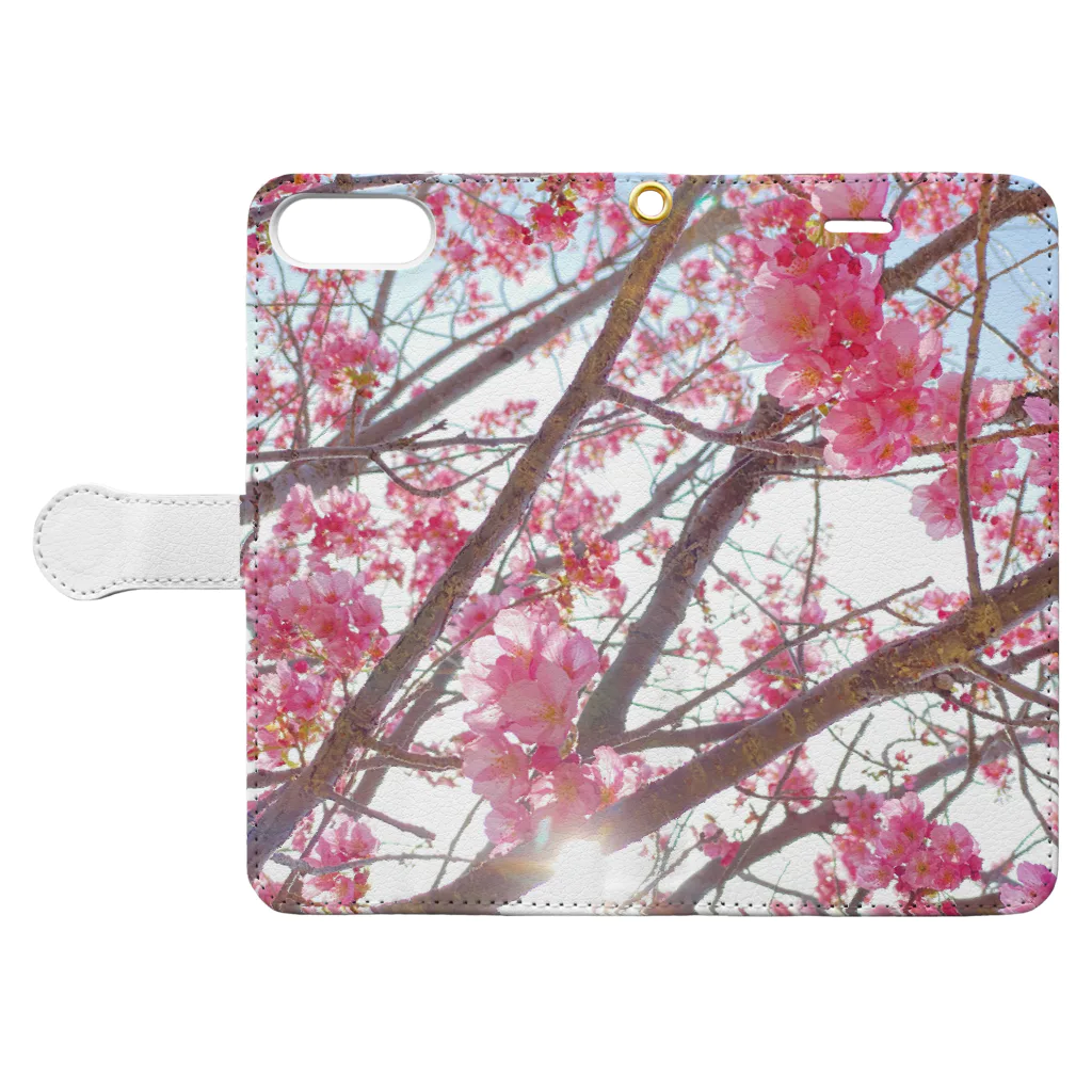 BouquetのSakura Book-Style Smartphone Case:Opened (outside)