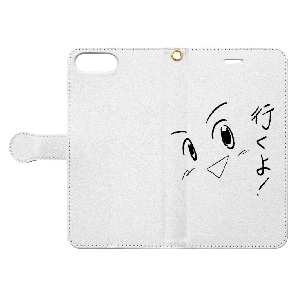 ユメのショップ♪の行くよ！ Book-Style Smartphone Case:Opened (outside)