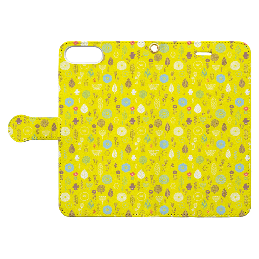 hughieのscandinavian lemon Book-Style Smartphone Case:Opened (outside)