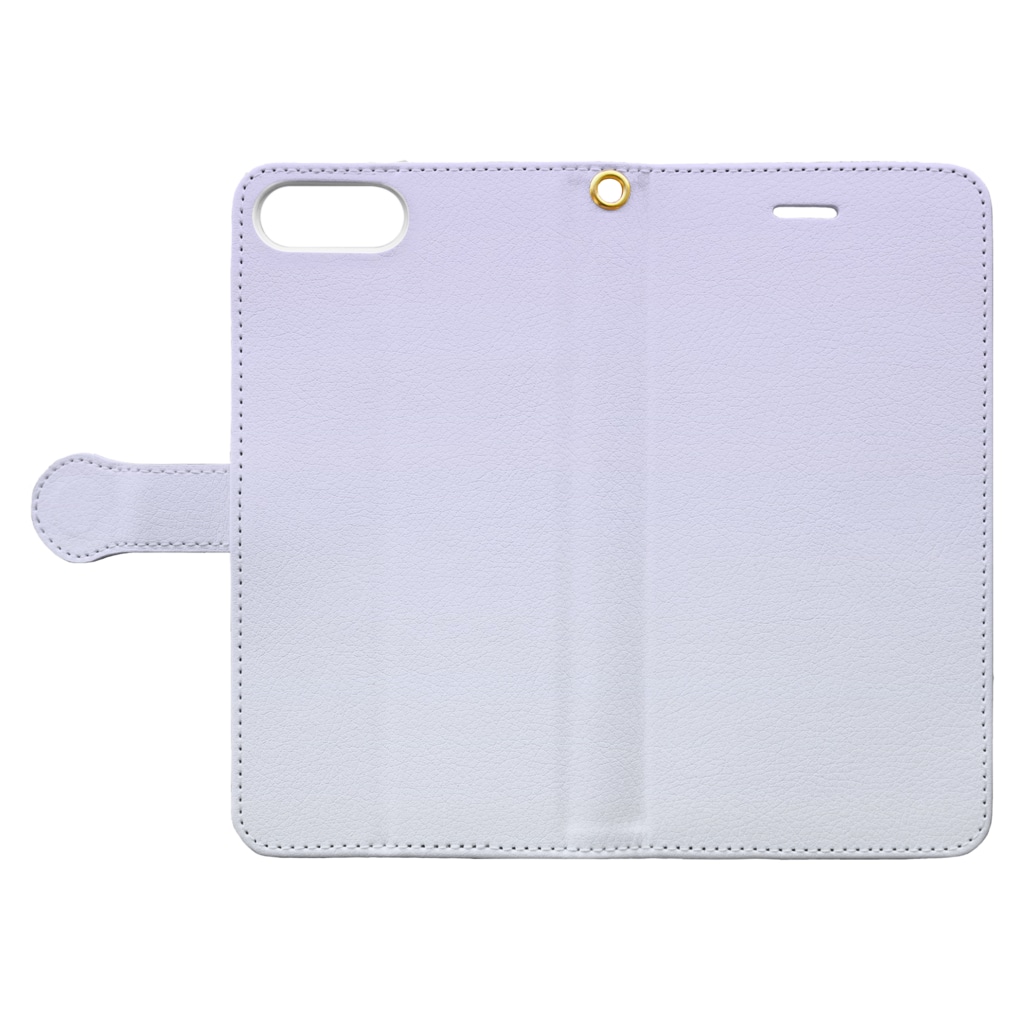 ぽぬぞぬのCheerful Raspberries Book-Style Smartphone Case:Opened (outside)