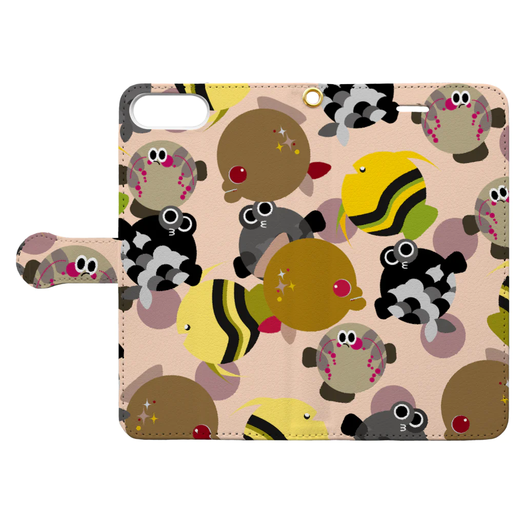 hr. grassのOSAKANAS2 Book-Style Smartphone Case:Opened (outside)