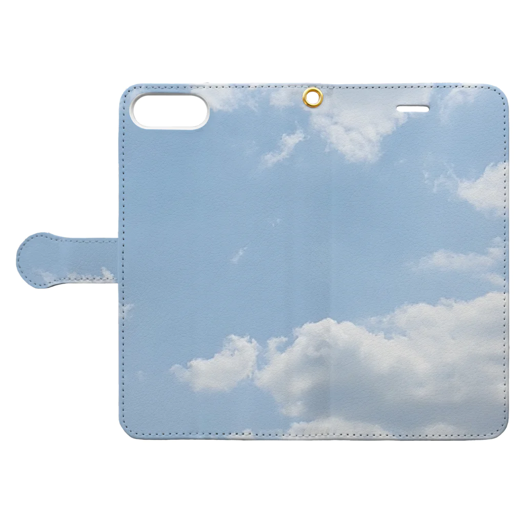 BirthMyの心の空 Book-Style Smartphone Case:Opened (outside)