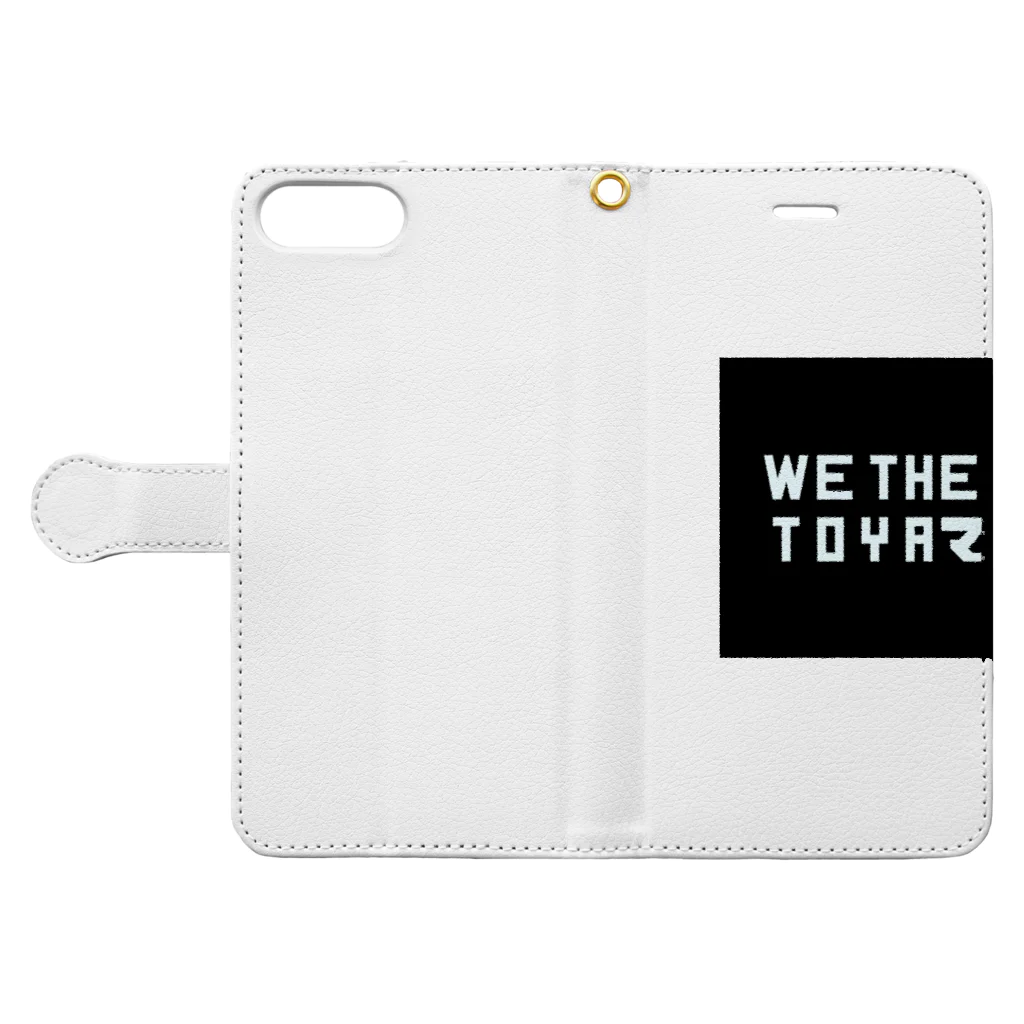 Team海男Umi-OのWE THE TOYAマ　 Book-Style Smartphone Case:Opened (outside)