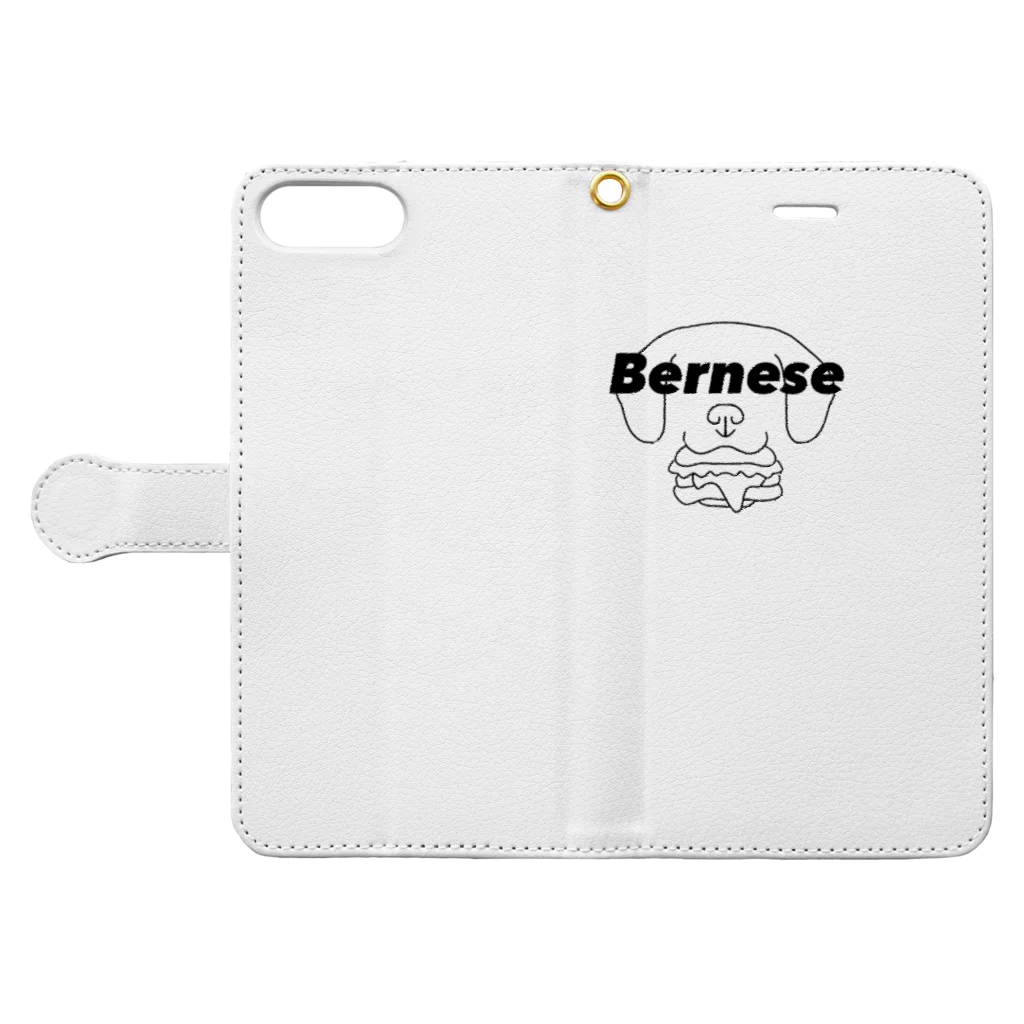 Bernese のBernese SAND Book-Style Smartphone Case:Opened (outside)