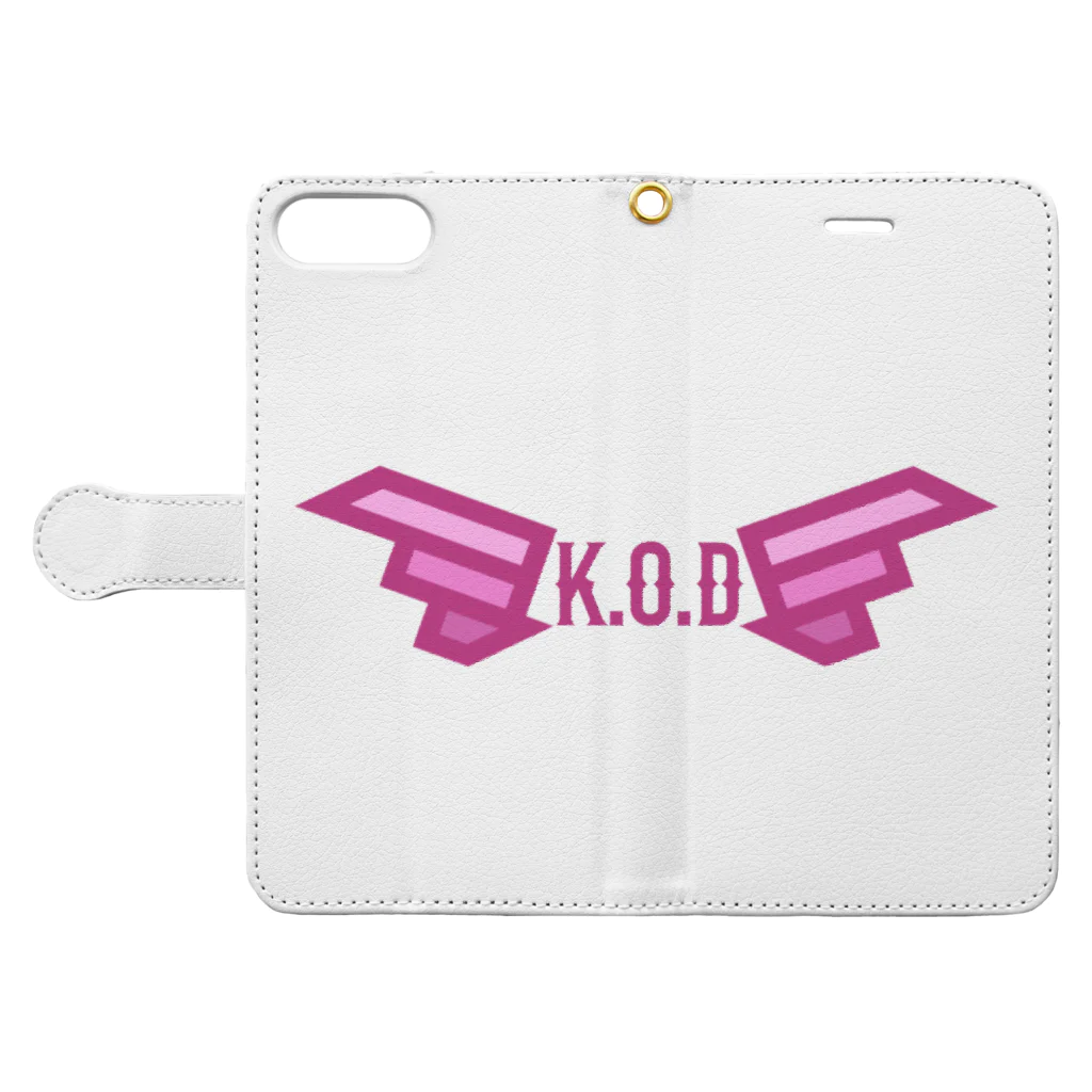 KOD-moのK.O.D Book-Style Smartphone Case:Opened (outside)