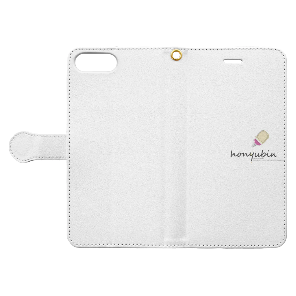 Kiのhonyubin series Book-Style Smartphone Case:Opened (outside)