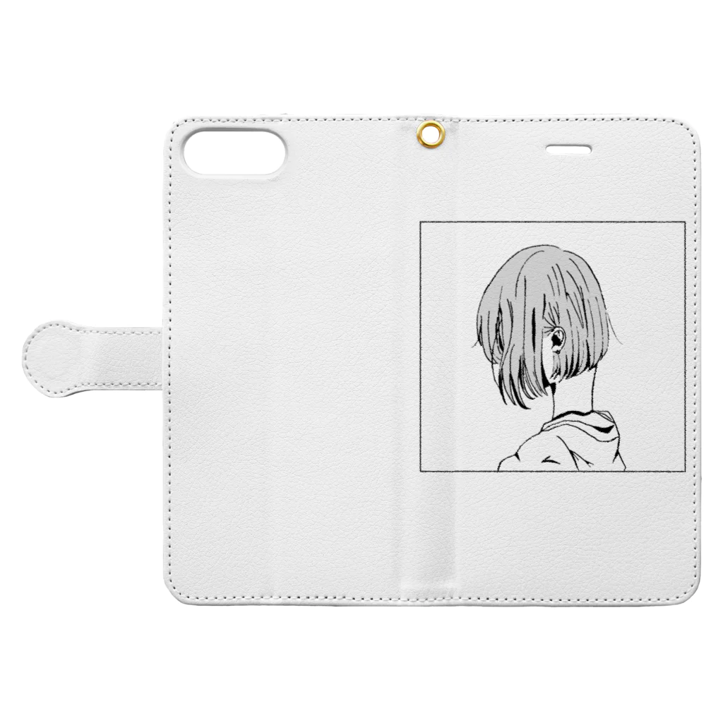 れん@れんれんれんたろすのMerry Book-Style Smartphone Case:Opened (outside)