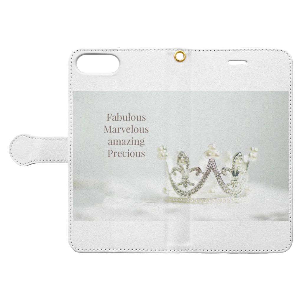 usagiのFabulous Marvelous amazing Precious Book-Style Smartphone Case:Opened (outside)