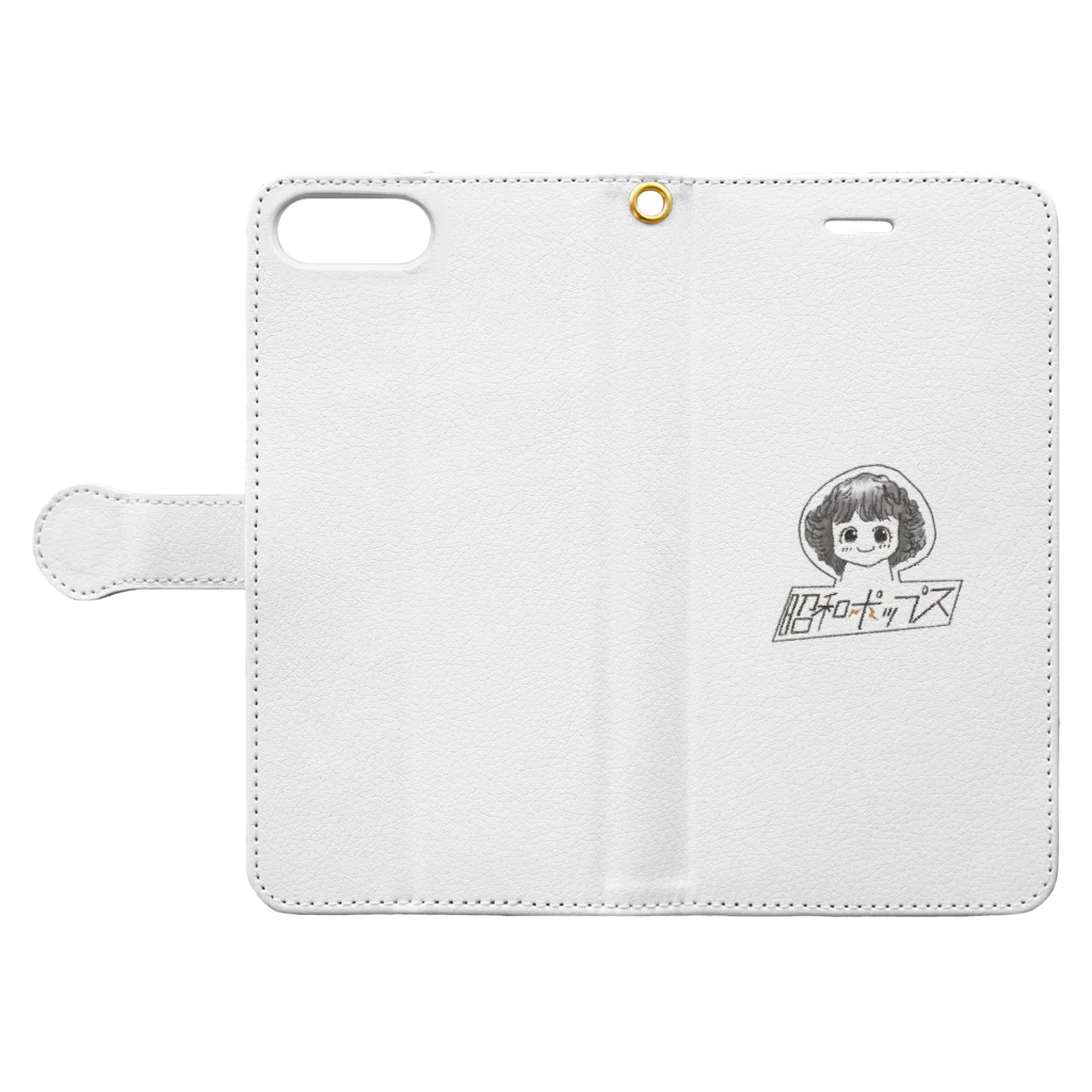 ひろ と ゆいの昭和ポップス♡ Book-Style Smartphone Case:Opened (outside)