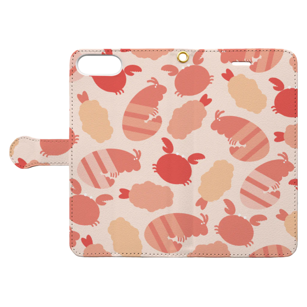 hr. grassのKOUKAKURUI Book-Style Smartphone Case:Opened (outside)