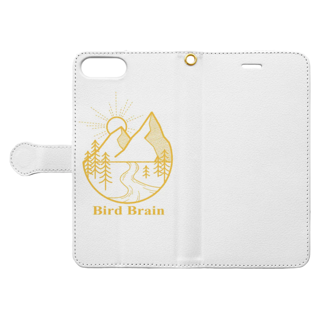 Bird BrainのBird Brain Book-Style Smartphone Case:Opened (outside)