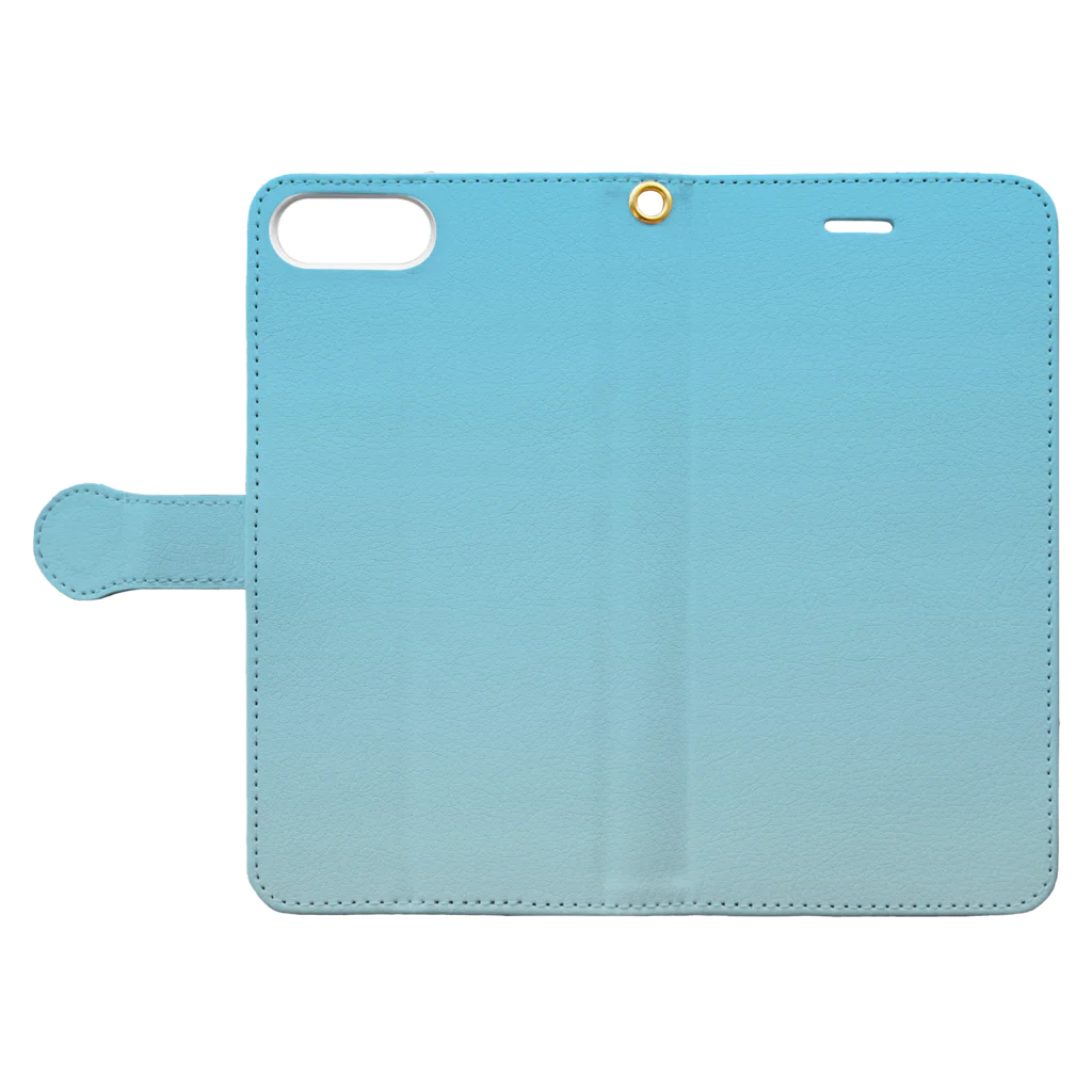 sky1212のみずいろ Book-Style Smartphone Case:Opened (outside)