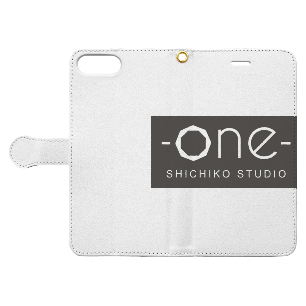 中島 充晴のShichiko studio ONE 手帳型スマホケースを開いた場合(外側)