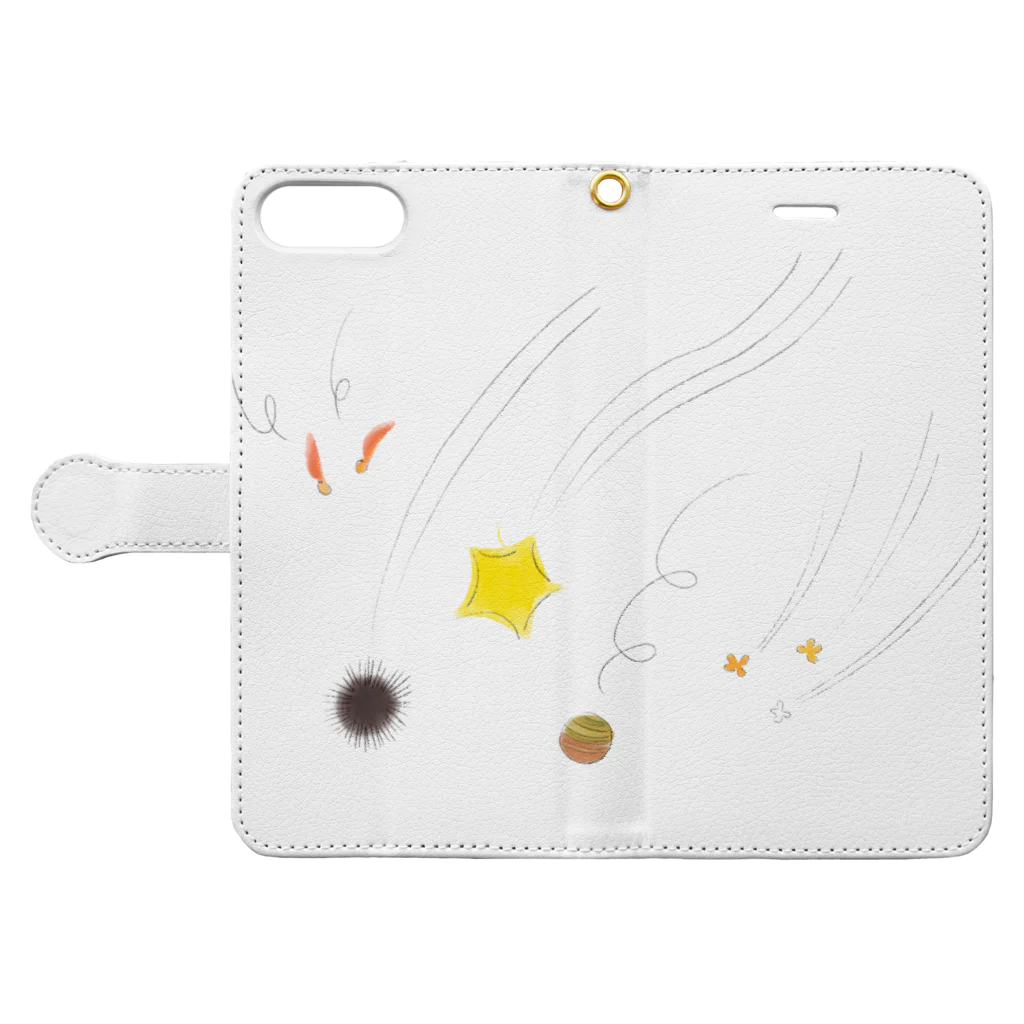 psyainのfall stars Book-Style Smartphone Case:Opened (outside)