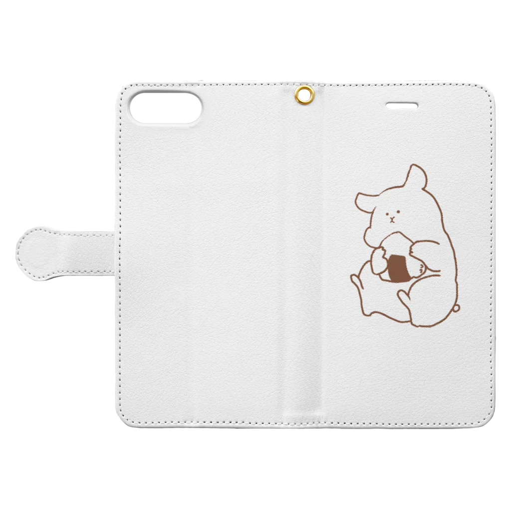 GooHamのぐうちゃんグッズ Book-Style Smartphone Case:Opened (outside)